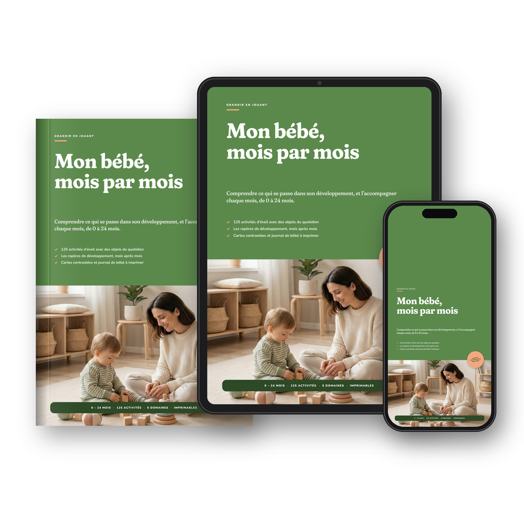 Mon bébé, mois par mois – Éveil de 0 à 24 mois