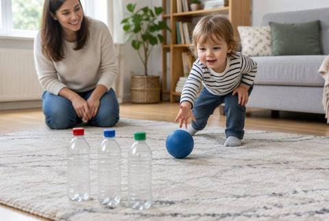 Le bowling des petites bouteilles