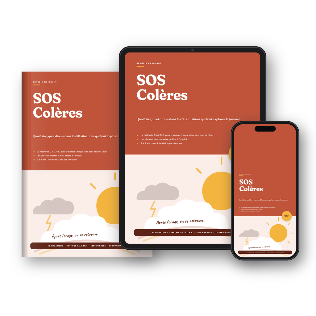 SOS Colères – Quoi dire en pleine crise
